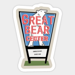 Great Bear sign : Sticker